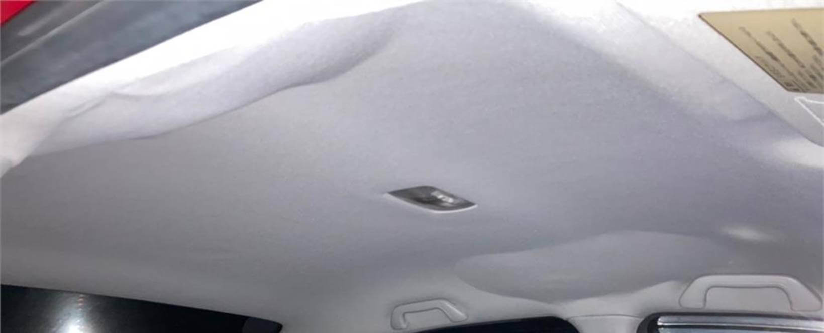 Sagging headliner on a Honda Accord Euro R